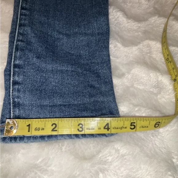 PacSun Distressed Jeans Juniors 27L High Rise Ankle Jegging Skinny Blue - Picture 10 of 10